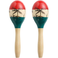 Maracas | Maracas de madera con colores