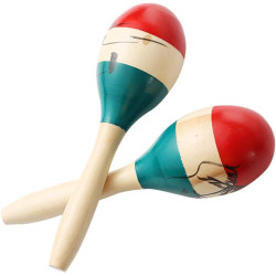Maracas | Maracas de madera con colores