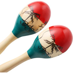Maracas | Maracas de madera con colores