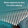 Kalimba | Piano de pulgar de 17 teclas echo de madera