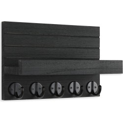 Llavero para pared, soporte decorativo para llaves estante con ganchos