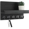 Llavero para pared, soporte decorativo para llaves estante con ganchos