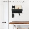 Llavero para pared, soporte decorativo para llaves estante con ganchos