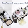Organizador de ducha adhesivo paquete de 7, estantes de baño de acero inoxidable