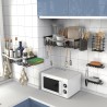 Organizador de ducha adhesivo paquete de 7, estantes de baño de acero inoxidable