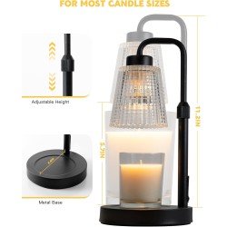 Lámpara calentadora de velas con temporizador regulable GODONLIF