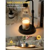 Lámpara calentadora de velas con temporizador regulable GODONLIF