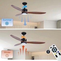 Ovlaim Ventiladores de techo | Con luces y control