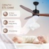 Ovlaim Ventiladores de techo | Con luces y control