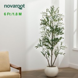 Árbol de olivo artificial para interiores