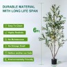 Árbol de olivo artificial para interiores