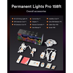 Lumary Luces permanentes para exteriores | Inteligentes y eficientes