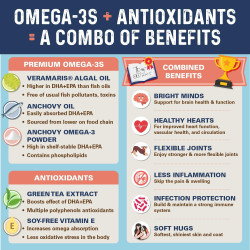 Bernie's OMG! Omegas masticables para perros | Masticables de Omega 3 para perros sabor salmon