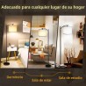 Lámpara de pie para sala de estar, lámpara de pie LED con 2 pantallas para dormitorio