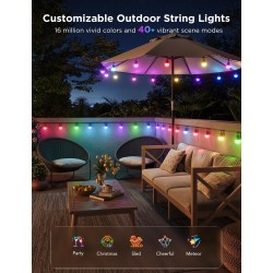 Govee Tira de luces inteligentes para exteriores | Sincronizacion con musica y resistencia exterior