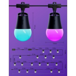 Govee Tira de luces inteligentes para exteriores | Sincronizacion con musica y resistencia exterior