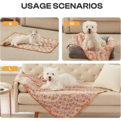 Luciphia 1 paquete de 3 mantas para mascotas | Mantas suaves y terciopeladas para mascotas