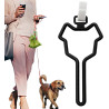 Dalzom® 2 soportes para bolsas de excremento | Soportes para bolsas de excremento de mascota para caminatas