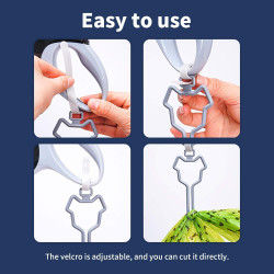 Dalzom® 2 soportes para bolsas de excremento | Soportes para bolsas de excremento de mascota para caminatas