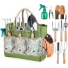 Herramientas de jardinería | 9 Piezas con bolsa organizadora