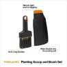 Fiskars Juego de cuchara y cepillo para plantar tierra