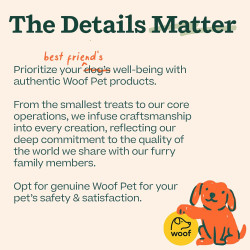 WOOF Bully Sticks - Golosinas para perros | Palitos masticables de larga duracion para perros