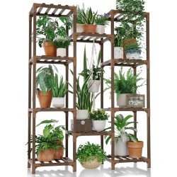 Bamworld Soporte para plantas de interior y exterior