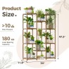 Bamworld Soporte para plantas de interior y exterior