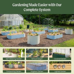 Vego garden Kit de cama de jardín | Metal  resistente y de diferentes tamaños