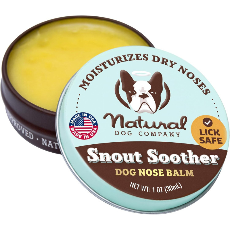 Natural Dog Company Snout - Bálsamo calmante | Balsamo para el cuidado de la nariz de mascotas