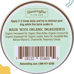 Natural Dog Company Snout - Bálsamo calmante | Balsamo para el cuidado de la nariz de mascotas
