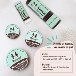 Natural Dog Company Snout - Bálsamo calmante | Balsamo para el cuidado de la nariz de mascotas