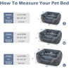 INVENHO Cama grande para perros | Cama ideal para todo tipo de perros y lavable