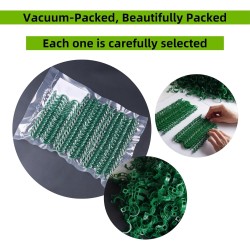 100 clips de soporte para plantas, clips de plástico para asegurar plantas