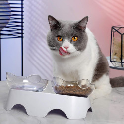 MILIFUN Cuencos para gatos | Cuencos de alimento y agua para gatos
