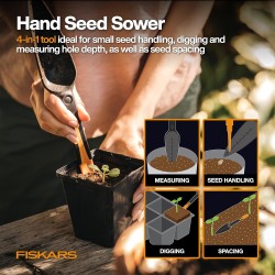 Fiskars Juego de herramientas de jardín | Livianos y con resitencia a oxidacion