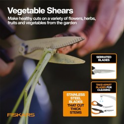 Fiskars Juego de herramientas de jardín | Livianos y con resitencia a oxidacion