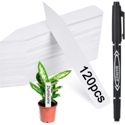 Etiquetas para plantas, 120 unidades, marcadores de jardín impermeables para exteriores