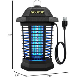 GOOTOP Exterminador de insectos | Trampa electrica para todo tipos de insectos