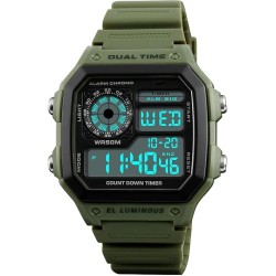PASOY Reloj digital multifunción | Impermeable y multifuncion