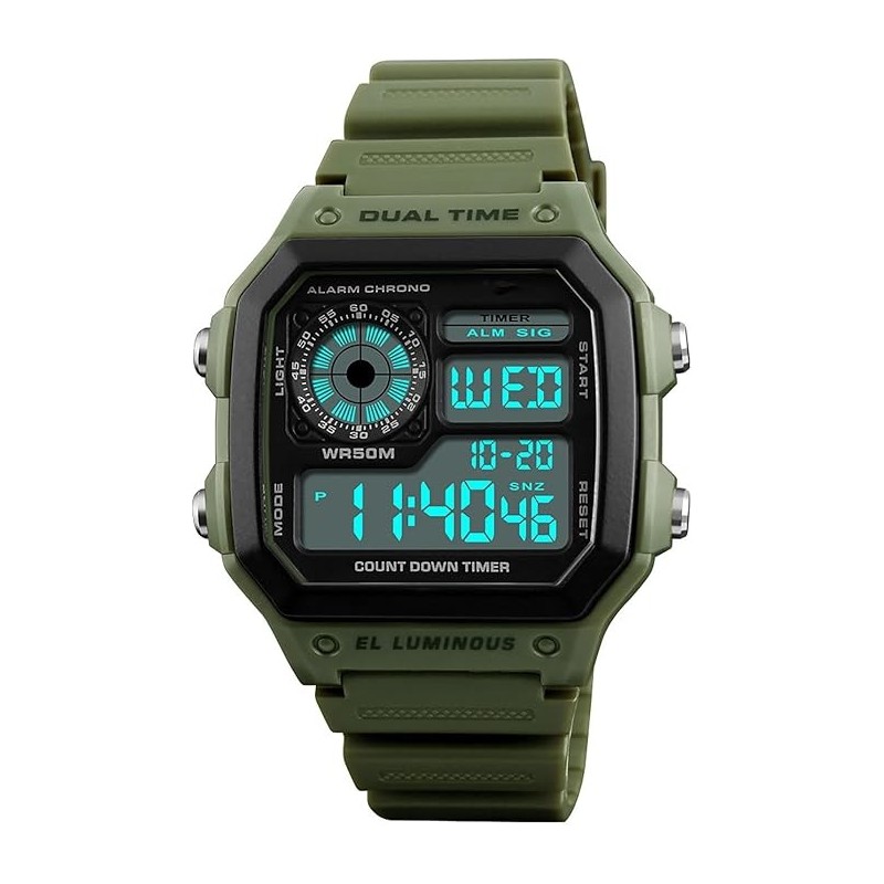 PASOY Reloj digital multifunción | Impermeable y multifuncion PASOY Reloj digital multifunción | Impermeable y multifuncion