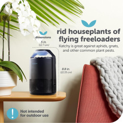 Katchy - Trampa para insectos de interior | Trampa de insectos con succion y plantillas adhesivas