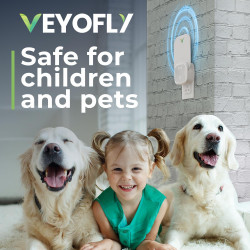 VEYOFLY Atrapa moscas para interiores | Trampa de moscas segura y silenciosa