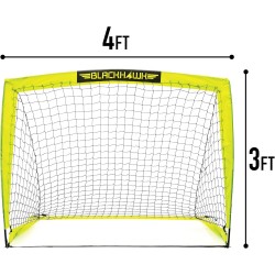 Franklin Sports Blackhawk Portería de fútbol para patio trasero
