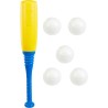 Little Tikes Juego de T-Ball, rojo, 5 bolas, para niños pequeños a partir de 18 meses