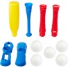 Little Tikes Juego de T-Ball, rojo, 5 bolas, para niños pequeños a partir de 18 meses