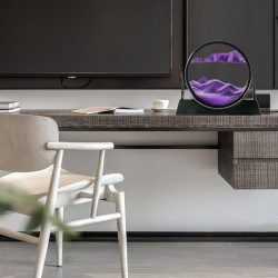 Imagen artística de arena en movimiento | Decoracion de arena con movimiento en agua