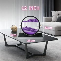 Imagen artística de arena en movimiento | Decoracion de arena con movimiento en agua