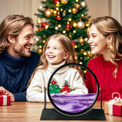 Imagen artística de arena en movimiento | Decoracion de arena con movimiento en agua