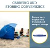Sport-Brella Super-Brella SPF 50+ Sun and Rain Canopy Umbrella for Camping